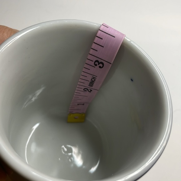 Etched Ceramic Blue Mug - Picture 10 of 11